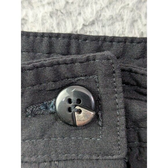 Jamie Sadock Shorts Womens 10 Black Golf Nylon Rayon Stretch Zip - Picture 14 of 16